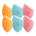 Real Techniques Miracle Complexion Sponge, 4 Pack, For Applying Liquid & Cream Foundation, Skin Tint & Concealer, Makeup Blending Sponge, Natural Finish, Latex-Free & Cruelty-Free