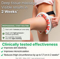 TESMED Cellulite Manual Massager Roller for Thighs and Buttocks | Made in Italy and patented, with converging and diverging roller technology for targeted anti-cellulite massage.