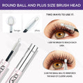 GAQQI Lash Cluster Glue, Lash Bond and Seal Waterproof, Bond & Seal Eyelash Glue for Clusters, Eyelash Adhesive Black Long-Lasting 72H, Latex-Free（5ml+5ml）