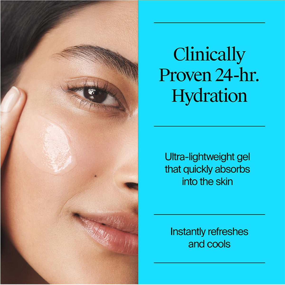 Neutrogena Hydro Boost Water Gel and Hydro Boost Hydrating Gel Cleanser, for Normal to Oily Skin, Facial Moisturizer 1.7 fl oz and Trial-Size Facial Cleanser 0.5 fl oz