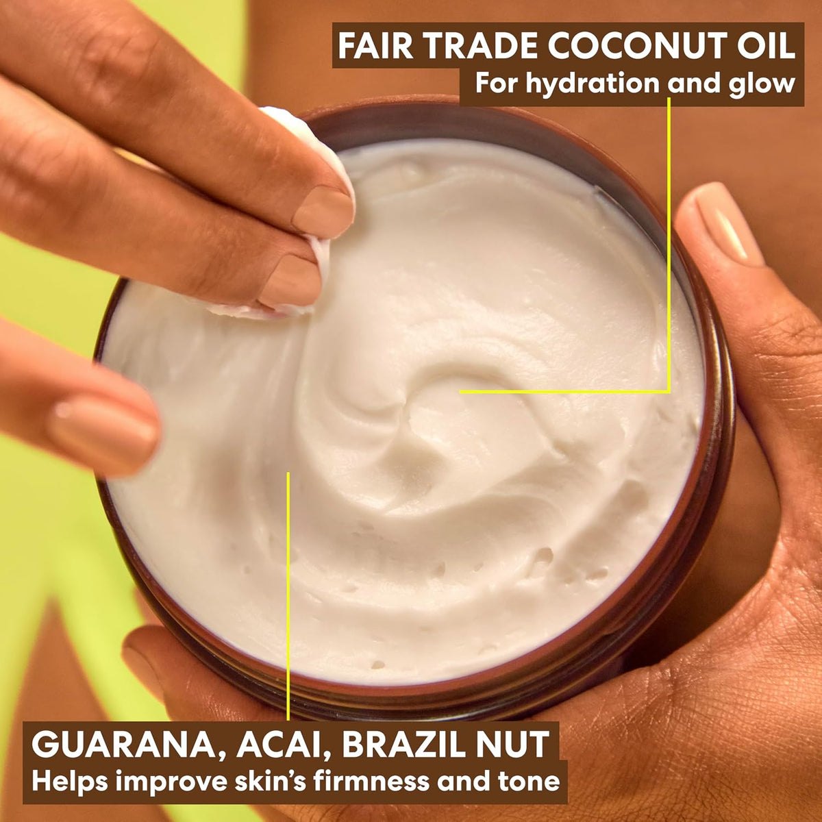 Palmer's Firming Body Cream, Brazilian Coco Coconut Oil Formula (8.8 Fl Oz) | Whipped Bum, Bust & Body Cream, Helps with Skin Tightening, Firming, Guarana, Acai+Brazil Nut, Deep Hydration, 48hr Moisture