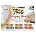 Purina Fancy Feast Gravy Lovers Poultry and Beef Grilled Gourmet Wet Cat Food Variety Pack - (Pack of 30) 3 oz. Cans