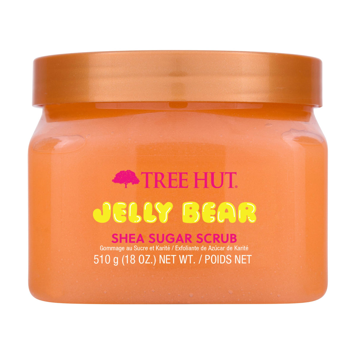 Tree Hut Body Scrub, Tropic Glow, 18 Oz | Exfoliating & Hydrating Sugar Scrub with Shea Butter & Essential Oils, Smooth Skin, Body Exfoliator For All Skin Types