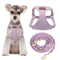 Puppytie xs Dog Harness with Multifunction Dog Leash,Soft Adjustable No Choke Escape Proof Pet Harness Vest,red-Camellia,XS