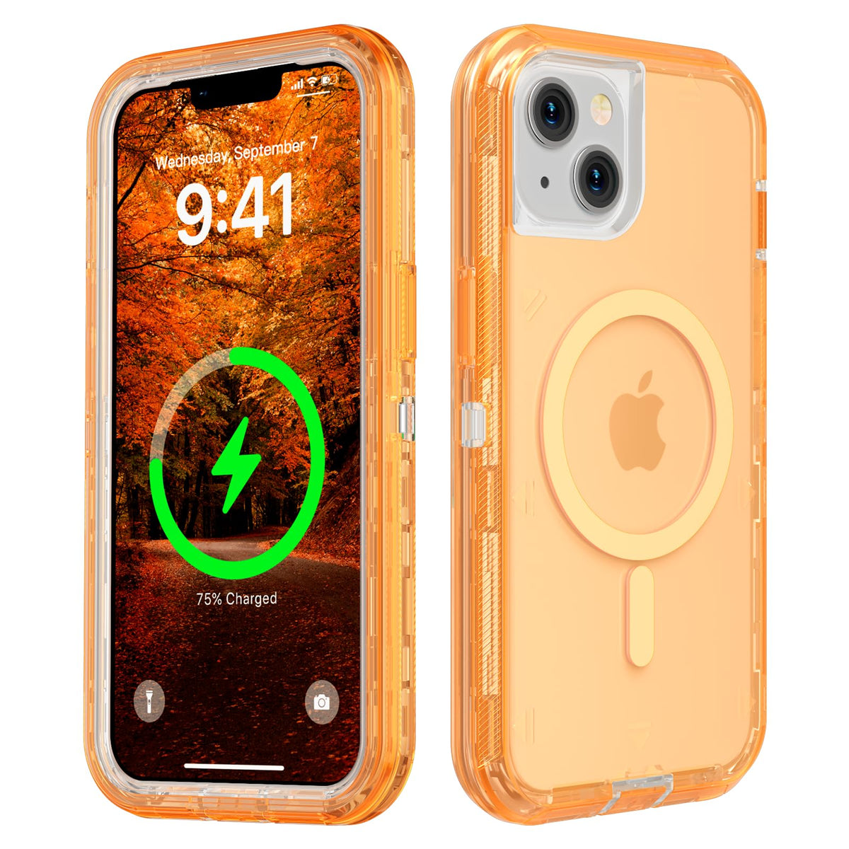 Follaroma Magnetic for iPhone 16 Plus Case, Heavy Duty Phone Cases, Clear