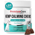 PREMIUM CARE Calming Chews for Dogs, Made in USA - Helps with Dog Anxiety, Separation, Barking, Stress Relief, Thunderstorms and More, 9.3 oz (264g), 120 Count