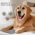 ChefAide 2 Pack Lick Mat for Dogs, Cats & Puppies with Suction Cups