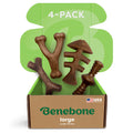 Benebone Large 4-Pack Dog Toys for Aggressive Chewers – Under 90 lbs