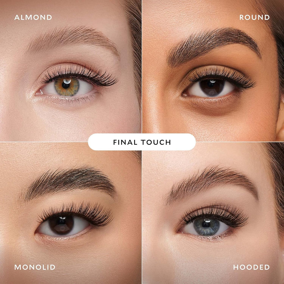 Velour Effortless Lashes, Natural Looking False Eyelashes, Fluffy & Lightweight No Trim Eyelashes, Reusable Fake Lashes For All Eye Shapes, Vegan & Cruelty-Free, Lash Glue not Included (Final Touch)