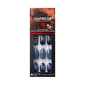 KISS imPRESS Limited Edition Halloween Press-On Nails, Glow-In-The-Dark, PureFit Technology, 'Witchful Thinking’, with Prep Pad, Mini File, Cuticle Stick, & 30 Fake Nails