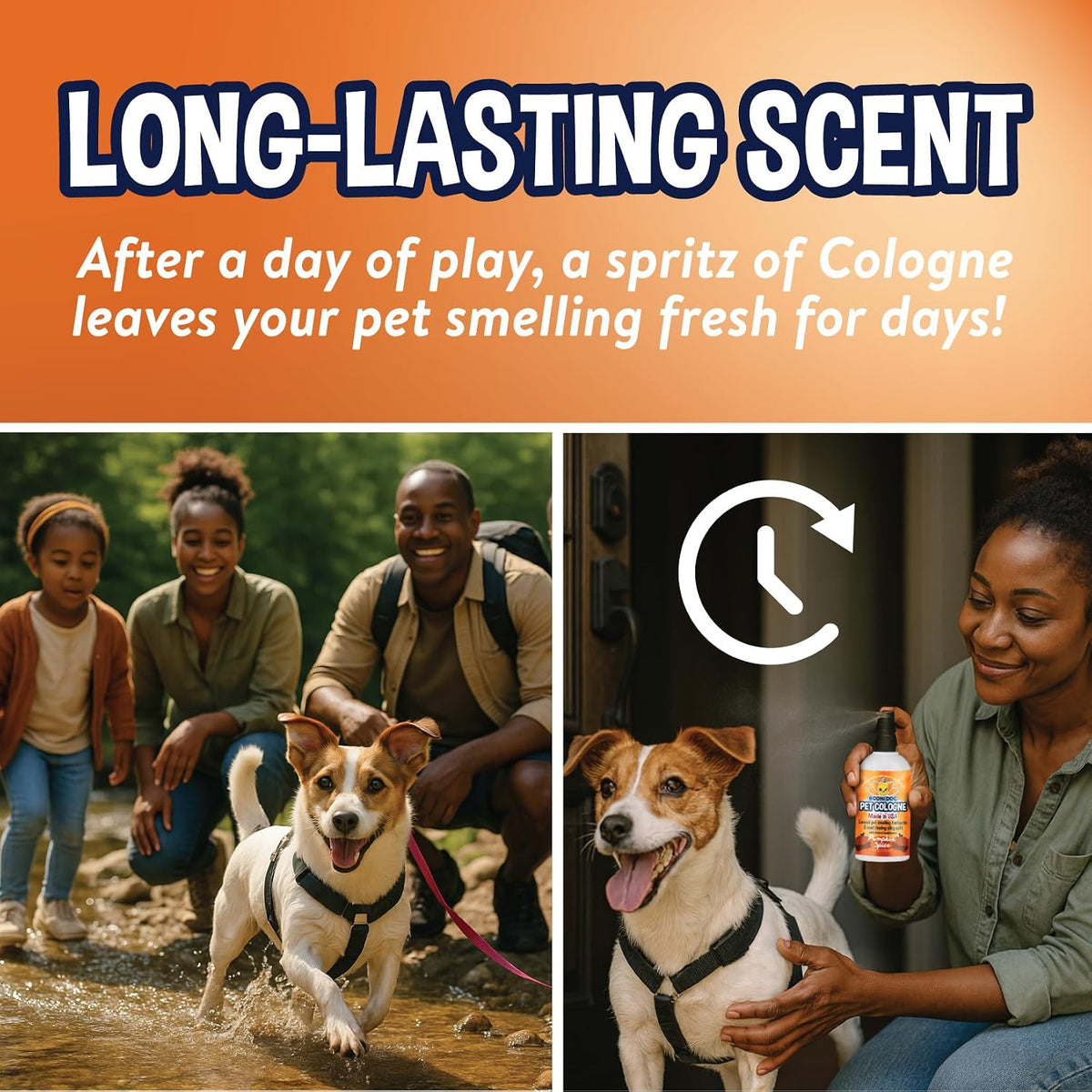 Bodhi Dog Premium Dog Cologne - Deodorizing Dog Perfume & Conditioner for Dogs & Cats - Natural Long Lasting Spray - Keeps Pets Fresh All Day - Gentle, Safe Formula, Made in USA -Pumpkin Spice 4 Fl Oz