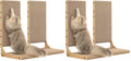 Zakkart 2-Pack Cat Scratching Board, 25.6'' Tall Cardboard L Shape Vertical Cat Scratchers for Indoor Cats, Cat Scratching Post for Wall and Couch, Large