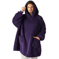Bedsure Soft Wearable Blanket Hoodies for Women, Grey, Standard