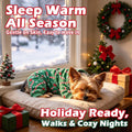 Dog Pajamas Christmas Puppy Onesie Long Sleeve Pets Clothes Jumpsuits PJS
