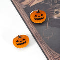 Mini Halloween Holiday Hair Claw Clips for Girls Pumpkin Ghost Bat Spider Web Fun Hair Clips Cute Halloween Hair Accessories for Women 8pcs