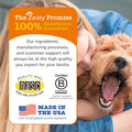 Zesty Paws Dental Bones - Fights Tartar & Plaque - Gum, Teeth & Bone Health - Cinnamon for Dog Breath - Immune, Joint, Gut, Skin & Coat Support - Omega 3 EPA & DHA and Calcium - Small Dogs - 28 ct