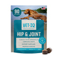 VetIQ Glucosamine Hip & Joint Supplement for Dogs, 180 Soft Chews, Joint Support Supplement with MSM and Krill, Dog Health Supplies Large & Small Breed, Chicken Flavored Chewables