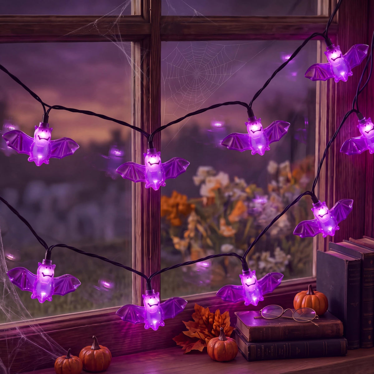 8.5 FT Fall String Lights with 10 LED 3D Acorn Plug in Autumn Décor Lights