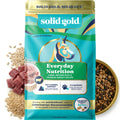Solid Gold Bison Dry Dog Food for Large Dogs – High Protein, Whole Grain Kibble with Real Bison, Brown Rice & Omega 3 – Large Kibble w/Probiotics for Gut Health - Adult Dog Food - Nutrientboost™–22LB