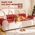Christmas Couch Cover, Christmas Plush Sofa Cover for Dog Pet 1PC