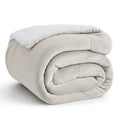 Bedsure GentleSoft Sherpa Fleece Throw Blanket for Couch, Non-Heated, Thick and Warm Throw for Women and Men, Soft Fuzzy Plush Weight Blanket for Winter, Navy, 50x60 Inches