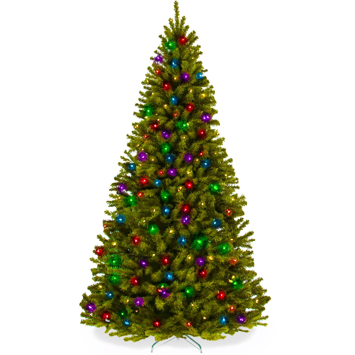 Best Choice Products 15ft Artificial Christmas Tree with LED Twinkling Lights, Pre-Lit Spruce Realistic Holiday Xmas Décor, 1,800 Lights, 5,476 Tips