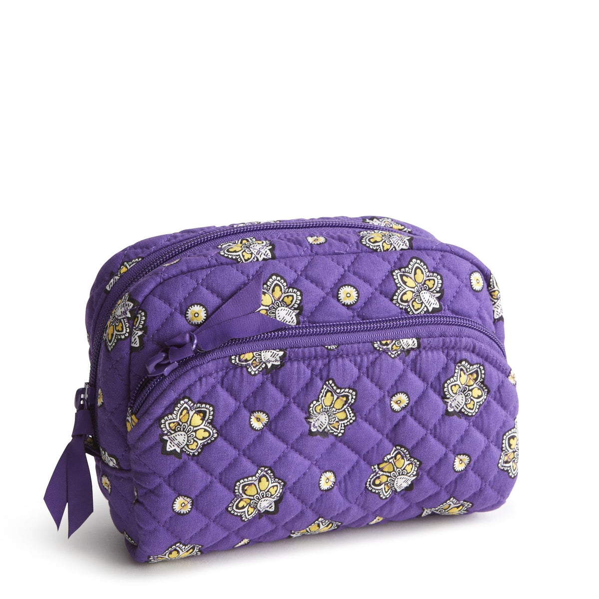 Vera Bradley Women's Cotton Nfl Medium Cosmetic Makeup Organizer Bag (Multiple Teams Available)
