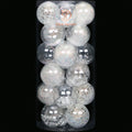 Sea Team 30-Pack Clear Christmas Ball Ornaments with Fillers, Champagne