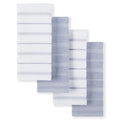 KitchenAid Albany Kitchen Towel 4-Pack Set, Honey Orange/White, 16"x26"