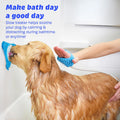 Aquapaw Silicone Dog Lick Mat - Suction Cup Slow Feeder Pad - Calming Bath Time Aid & Dog Grooming - Stress Relief & Pet Enrichment - Pack of 2 - XL & Small, Blue
