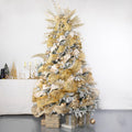 Extra Mercury Hanging Shatterproof Tree Ball Christmas Ornaments(Gold, 4 inch/4 Pcs)