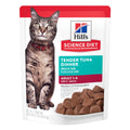 Hill's Science Diet Adult 1-6 Wet Cat Food Variety Pack, Chicken, Tuna, & Ocean Fish, 2.8 oz. Pouches, 12-Pack