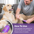 Hertzko Electric Cat & Dog Nail Grinder - Rechargeable Cat Nail Grinder & Dog Nail Grinder Small Dogs & Large Dogs Trimmer, Professional Pet Grooming Kit with USB Wire