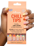 Chillhouse - Chill Tips, French Tip Press On Nails Kit - Going to the Barre (Oval) - 30 Nail Shapes & Sizes - 2 Weeks of Wear - Customizable Fit - French Manicure Kit - Women Owned, Beauty & Self Care