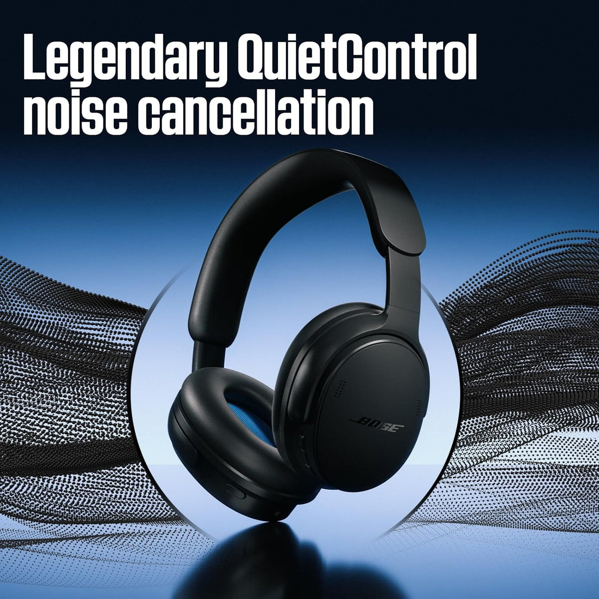Bose QuietComfort Headphones (2nd Gen) - Wireless Headphones, Active Over Ear Noise Cancelling and Mic, Immersive Audio, USB-C Charging and Lossless Audio, Up to 24 Hours of Play time, Rosewood Mauve