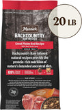 Merrick Backcountry Grain Free Dry Adult Dog Food Kibble With Freeze Dried Raw Pieces, Great Plains Red Recipe - 20.0 lb. Bag