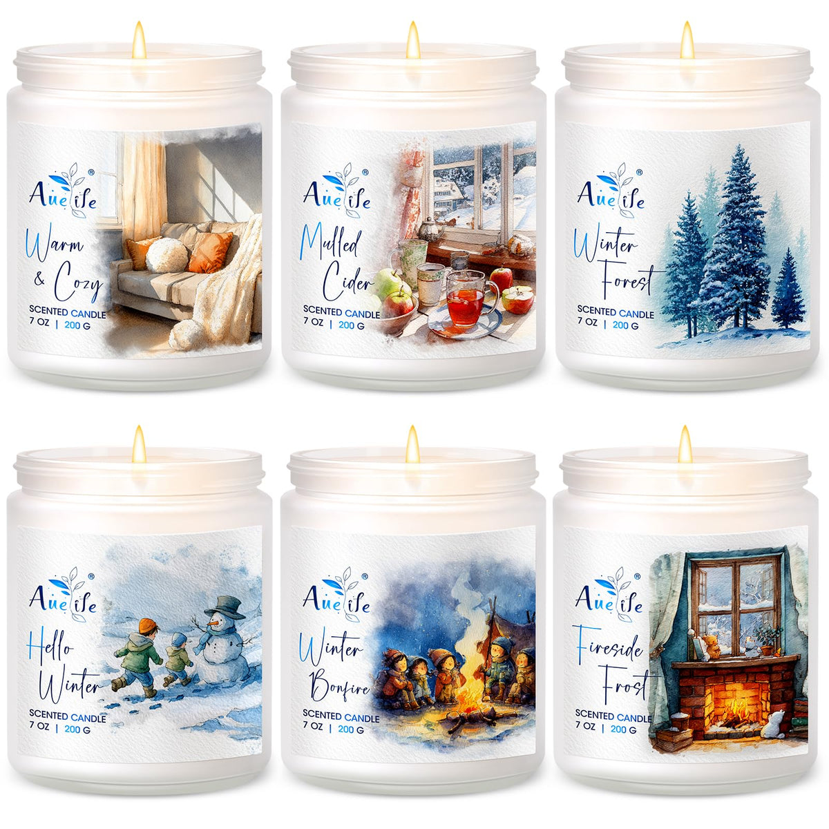 Cinnamon & Pumpkin Scented Candle – Fall Candles for Home Scented, Soy Candles for Home, 7 oz Cozy Pumpkin Candle for Women & Men, Autumn Décor & Holiday Gifts