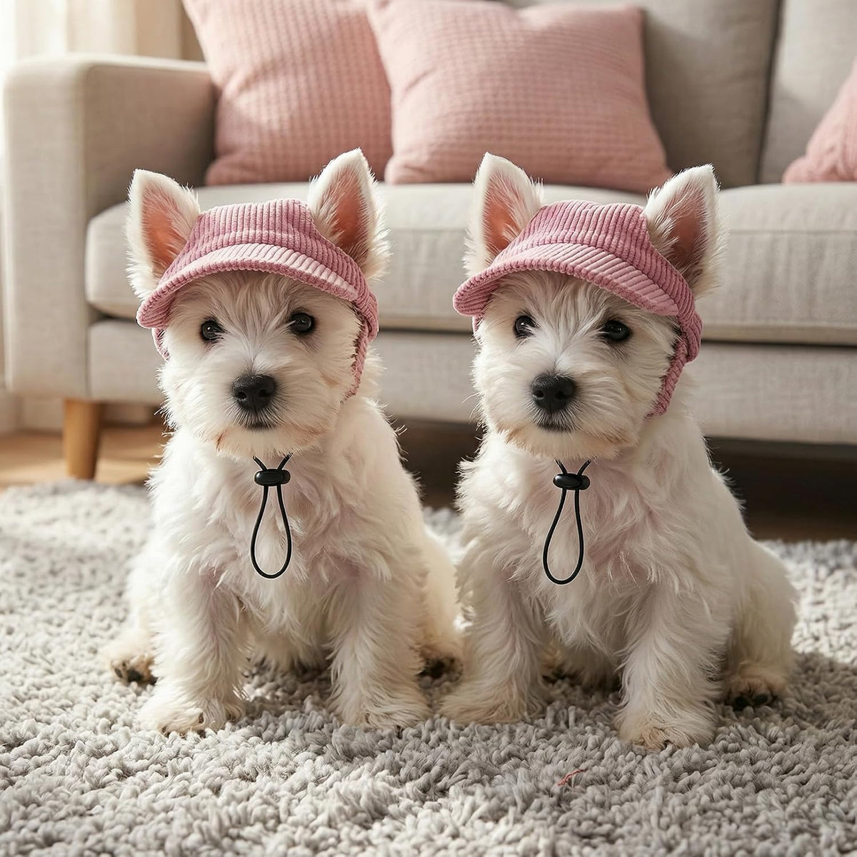 Rbenxia Dog Sun Hat with Ear Holes Pet Summer Baseball Beach Visor Hat