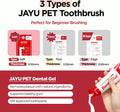 JAYU PET Dental Care Brush with Soft Bristles 1ea