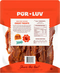 Pur Luv Chicken Jerky Dog Treats, Made with 100% Real Chicken Breast, 16 Ounces, Healthy, Easily Digestible, Long-Lasting, High Protein, Satisfies Dog's Urge to Chew