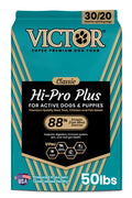 VICTOR Super Premium Dog Food – Hi-Pro Plus Dry Kibble – High Protein Dog Food with 30% Protein – Beef, Chicken, Pork, Fish Meals, Gluten Free - for High Energy and Active Dogs & Puppies, 40lbs