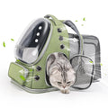 Cawypety Cat Backpack Carrier Large Space Bubble Backpack up to 12lbs Pink