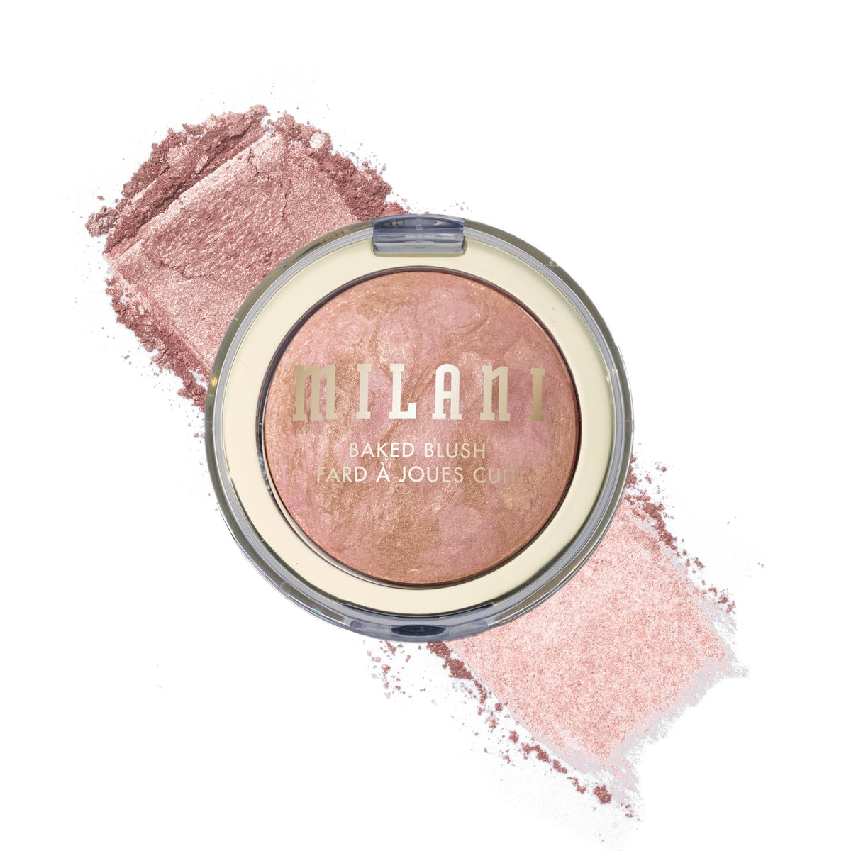 Milani Baked Blush, Updated Powder Blush for Cheeks, Cruelty Free Makeup - Shape, Contour & Highlight Face for a Shimmery or Matte Finish - Luminoso