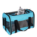 Cat Carrying Case - Pet Carrier Airline Approved, Protable and Breathable Pet Travel Carrier Removable Fleece Pad, Collapsible Cat Carrier Dog Carrier for Medium Cats Small Cats Dogs (Small, Pink)