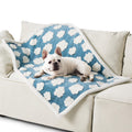LE SURE Waterproof Dog Blankets for Small Dogs Cute Cozy 3D Jacquard,25x35