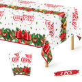 3 Pack Thanksgiving Tablecloths, 108" x 54" Disposable Turkey Table Cloth