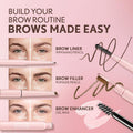 Covergirl Clean Fresh Brow Nano, 500 Medium Brown, Eyebrow Pencil, Ultra-Precise Tip, Waterproof, Transfer-Resistant, Built-In Spoolie, Vegan Formula, 0.001oz