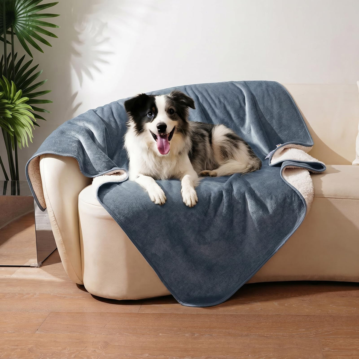 Sunheir Waterproof Dog Blankets for Small Dogs, Pet Blanket for Bed, Couch