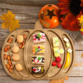 Sliner Pumpkin Charcuterie Board Wooden Fall Serving Platter Tray Dishes