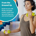 Garden of Life Protein Powder, Vegan Protein Powder, BCAA, Probiotics & Digestive Enzymes, Gluten & Lactose Free, Unflavored, 20 Servings